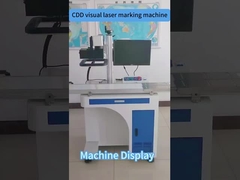 La machine de marquage laser à positionnement automatique visuel affiche la machine réelle