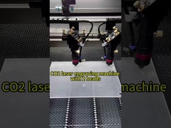Machine de gravure laser au CO2 à 2 têtes