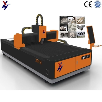 Machine de découpe laser à fibre CNC de 1500W à 3000W Coupeuse laser pour tôle métallique en acier au carbone