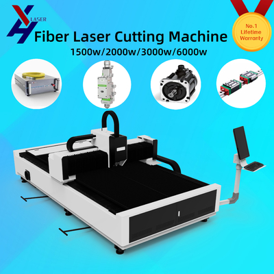 2025 1530 1500W 3000W Machine de découpe laser à fibre CNC Laser Cutter métal en acier inoxydable