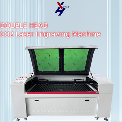 1610 Machine à gravure laser à double tête de grande surface 80W 100W 150W 300W