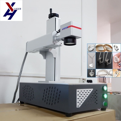 Marqueur laser à fibre optique de bureau pour gravure profonde en métal d'or d'argent