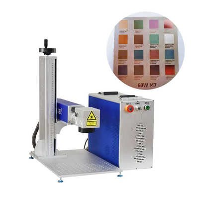 Marqueur laser couleur Mopa 50W 100W pour la gravure en profondeur 3D en acier métallique