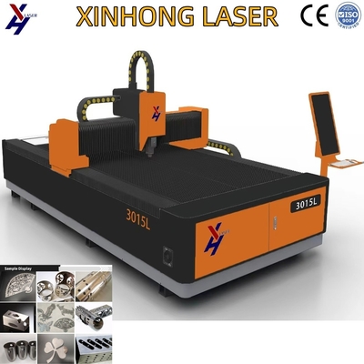 Machine de découpe laser à fibre CNC de 1500W à 3000W Coupeuse laser pour tôle métallique en acier au carbone