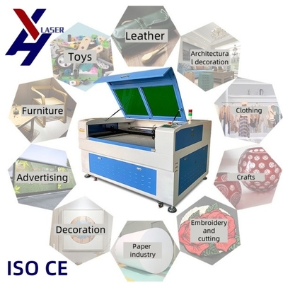Graveuse et coupeuse laser CO2 pour papier bambou cuir bois acrylique 1390/4060 50W-300W machine de découpe de gravure laser