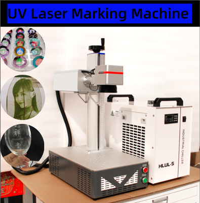 Marqueur laser UV multifonctionnel avec refroidisseur d'eau pour le cuir acrylique en bois de verre