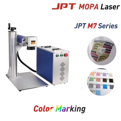 Jpt M7 Split Desk Graveur de couleur laser en fibre Mopa pour bijoux en aluminium en acier inoxydable