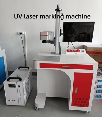 Graveuse laser UV haute précision 3W 5W 10W pour l'impression de logos en verre plastique