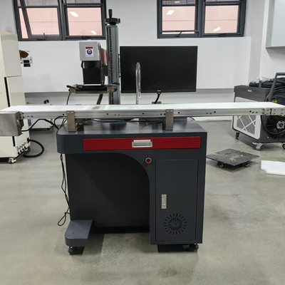 Raycus Max Jpt Graveur laser à fibre avec CCD Système visuel et de positionnement automatique avec ordinateur