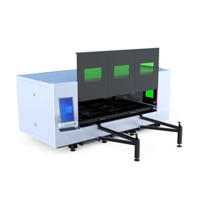 6000W Max Laser Source Tuyaux en acier inoxydable Plaque de tôle CNC Machine de découpe laser à fibre