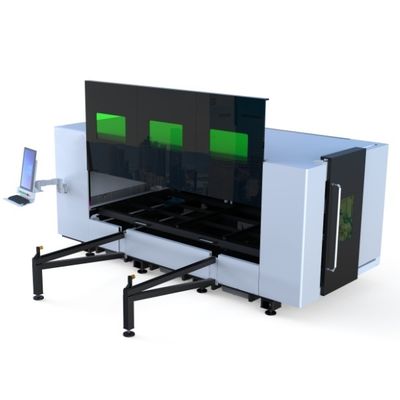 Machine de découpe laser à fibre pour tôle métallique 3015LS, traction latérale haute puissance 6000W