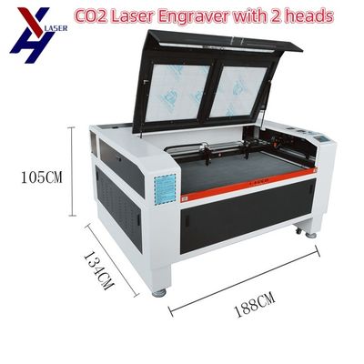 9060 1610 Machine de découpe à gravure laser à double tête unique 130W 150W