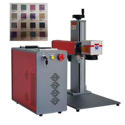 Marqueur laser à fibre MOPA pour la gravure en acier inoxydable couleur